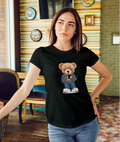 Дамска тениска с щампа Мечета CuteBear